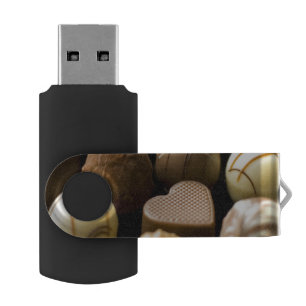 Delicious chocolate pralines USB flash drive