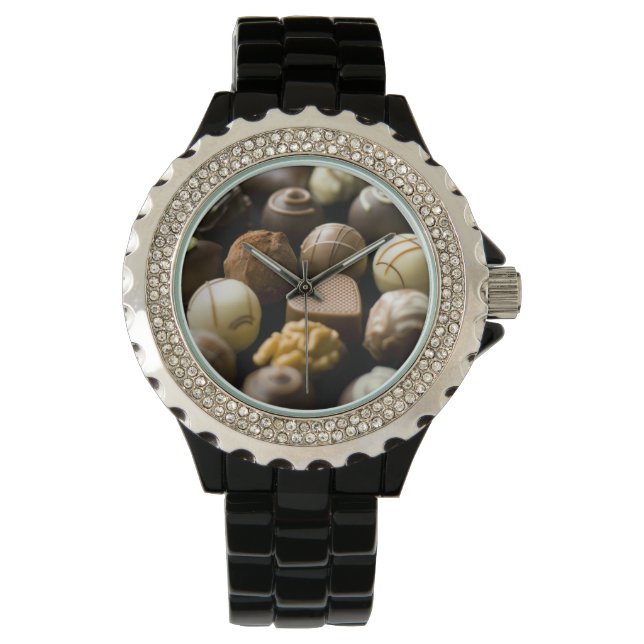 Delicious chocolate pralines watch (Front)