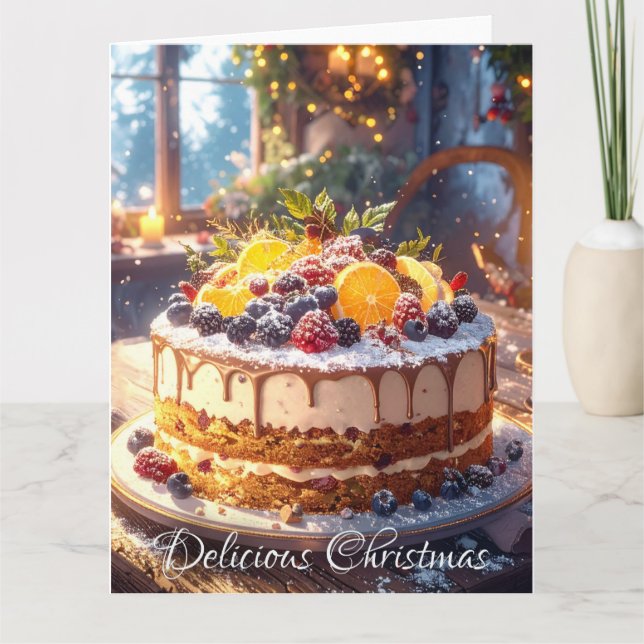 DELICIOUS CHRISTMAS CARD (Front)
