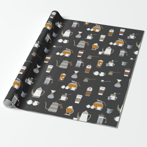 Delicious Coffee Drink Wrapping Paper