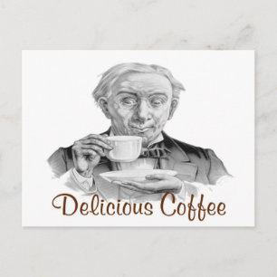Delicious Coffee Postcard