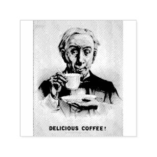 Delicious Coffee!  Self-inking Stamp