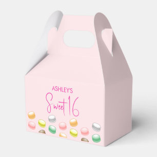 Delicious Colorful Macarons Favor Boxes