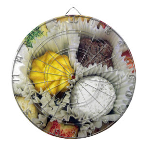 Delicious Cookies Dartboard With Darts