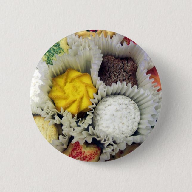Delicious Cookies Pinback Button (Front)
