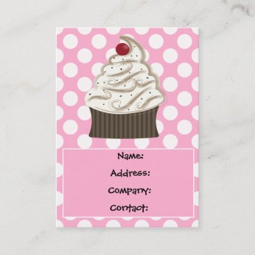delicious cupcake business Cards