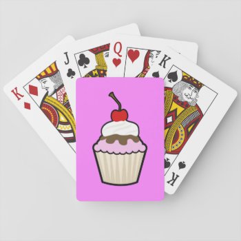 Delicious Cupcake Playing Cards by esoticastore at Zazzle