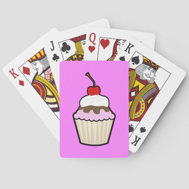 Delicious Cupcake Poker Cards (Back)