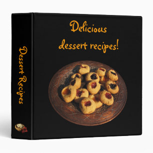 Delicious Dessert Recipes Binder