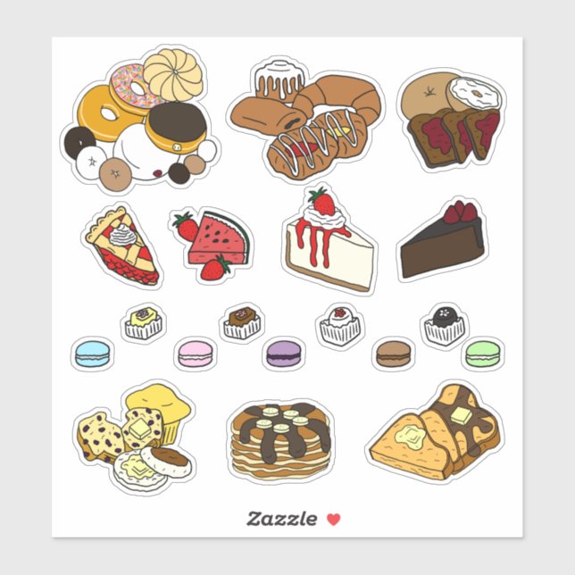 Delicious Dessert Stickers (Sheet)