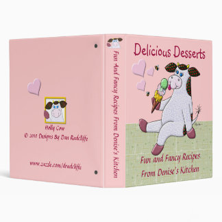 Delicious Desserts 3 Ring Binder