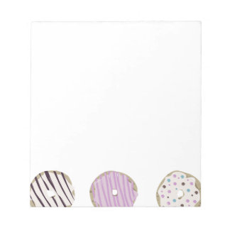 Delicious donuts notepad