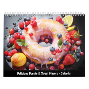 Delicious Donuts & Sweet Flavors Calendar