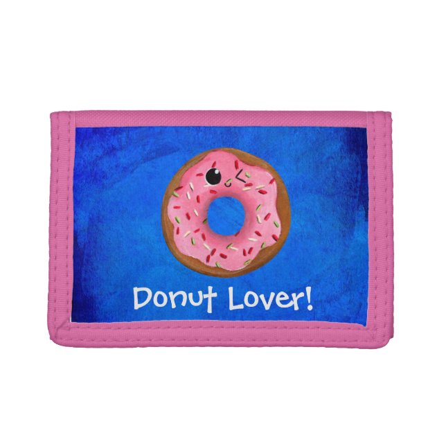Delicious Donuts Trifold Wallet (Front)