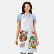 Delicious Duo - Food and Fish Art Design