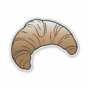 Delicious French Butter Croissant Sticker