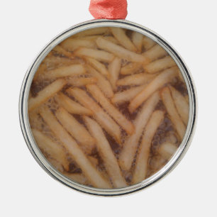 Delicious French Fries Metal Ornament