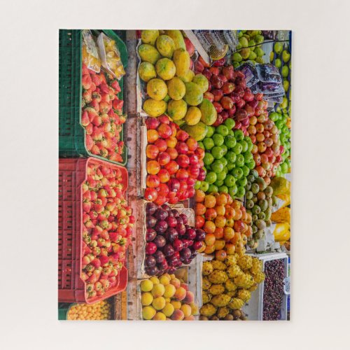 Delicious Fruit Stand Assortment Jigsaw Puzzle