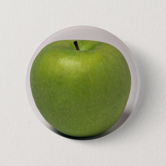 Delicious Green apple Pinback Button (Front)