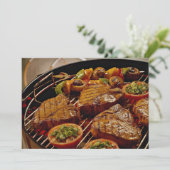 Delicious Grilled T-bone steaks (Standing Front)