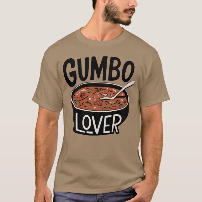 Delicious Gumbo Designs for Food Enthusiasts vinta T-Shirt (Front)
