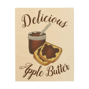 Delicious Homemade Apple Butter Pennsylvania Dutch Wood Wall Art