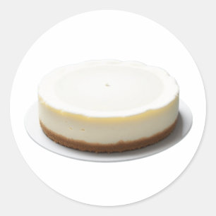 Delicious Homemade Cheesecake Classic Round Sticker