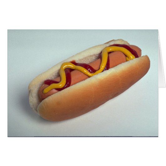 Delicious Hot dog Cards (Front Horizontal)
