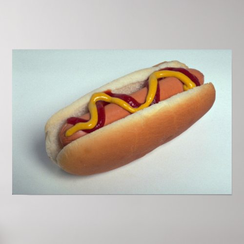 Delicious Hot dog Poster