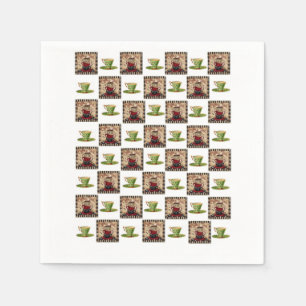 Delicious Hot Fresh Coffee Paper Napkins