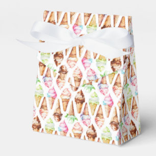 Delicious Ice Cream Cones Favor Boxes