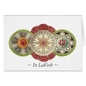 Delicious In Lak'ech Mandala Postcard (Front Horizontal)
