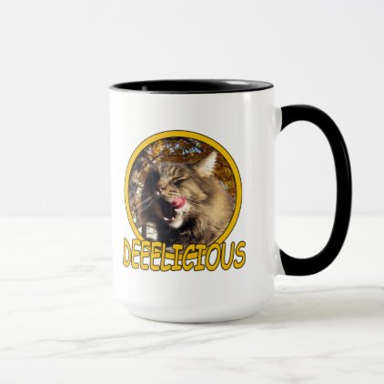 Delicious Kitty Cat Maine Coon combo mug Mug