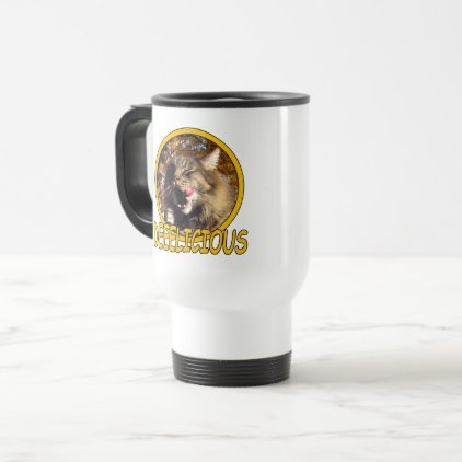 Delicious Kitty Cat Maine Coon Travel Mug