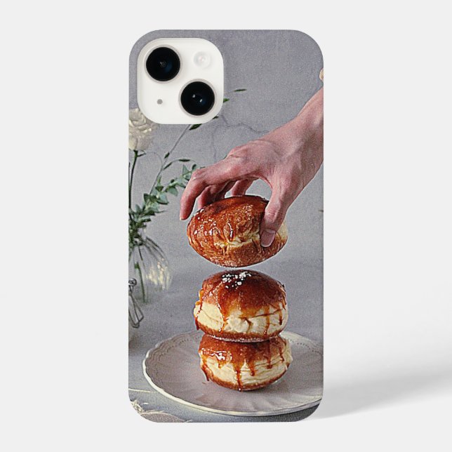 Delicious looking donut design iPhone case (Back)