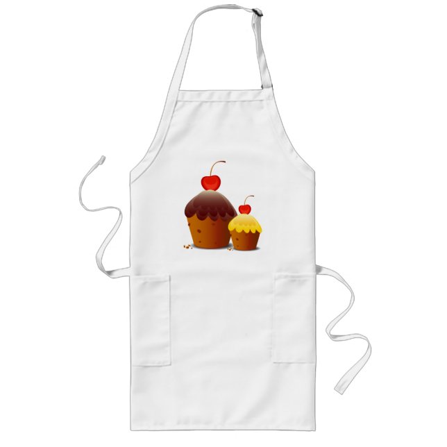 Delicious Love Cake Long Apron (Front)
