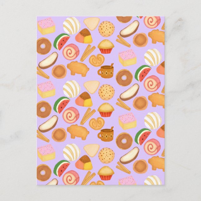 Delicious Mexican Pan Dulce Sweet Bread Postcard (Front)