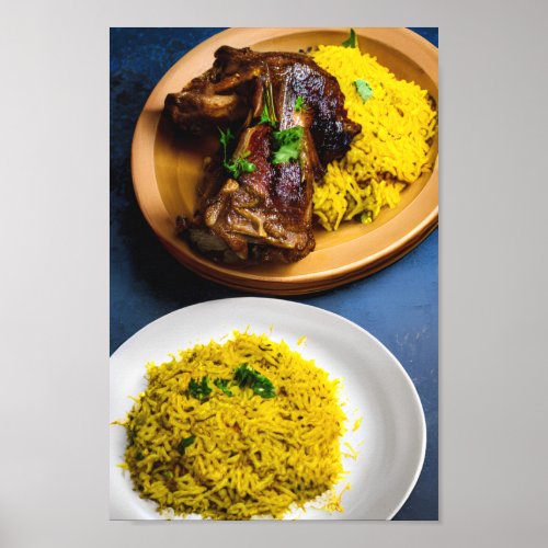 Delicious Middle_Eastern Lamb Mandhi Poster