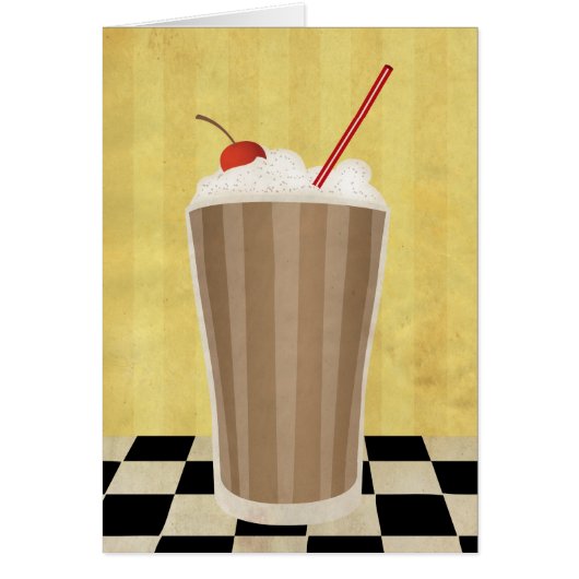Delicious Milkshake Cards (Front)