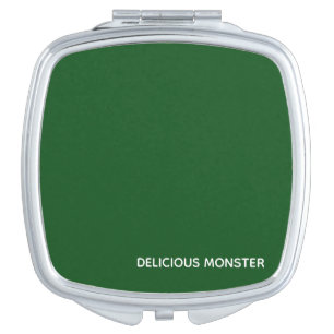 Delicious Monster green color name Compact Mirror