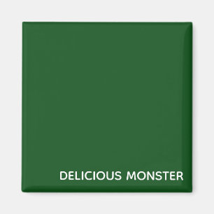 Delicious Monster green color name Magnet