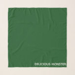 Delicious Monster green color name Scarf<br><div class="desc">Delicious Monster green color name</div>