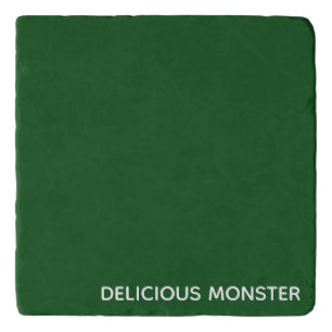 Delicious Monster green color name Trivet