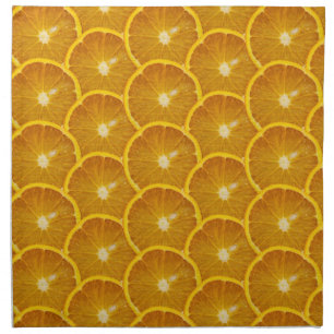 DELICIOUS ORANGE SLICE CLOTH NAPKIN
