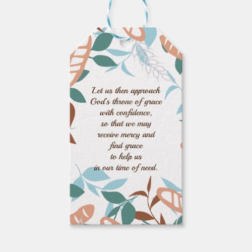 Delicious Organic Baguette Pattern Gift Tag
