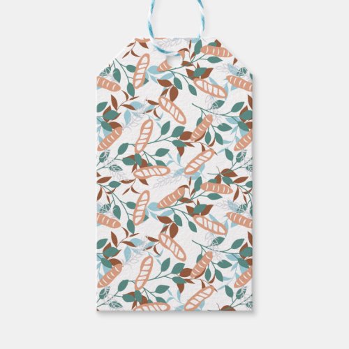  Delicious Organic Wheat Baguette Pattern Gift Tags