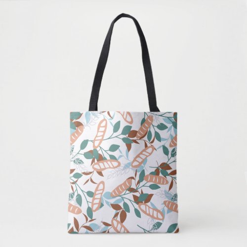  Delicious Organic Wheat Baguette Pattern Tote Bag