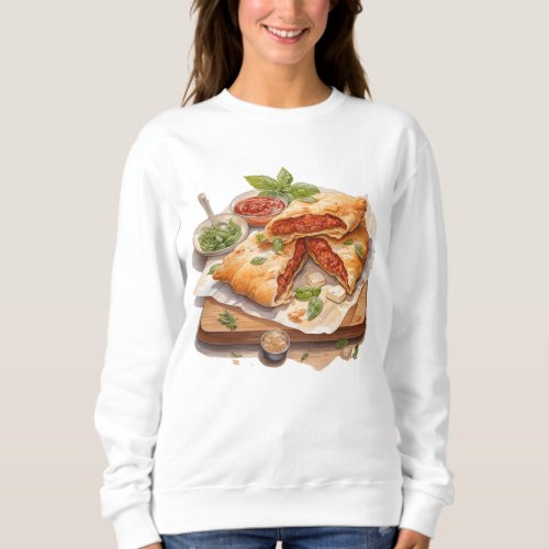 Delicious panzerotti design sweatshirt