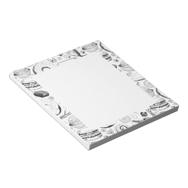 Delicious pattern notepad (Angled)