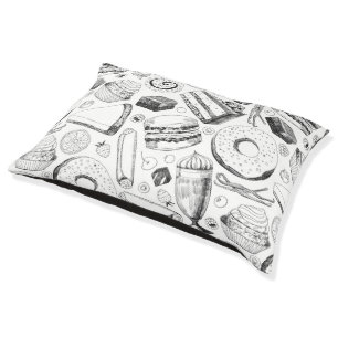Delicious pattern pet bed